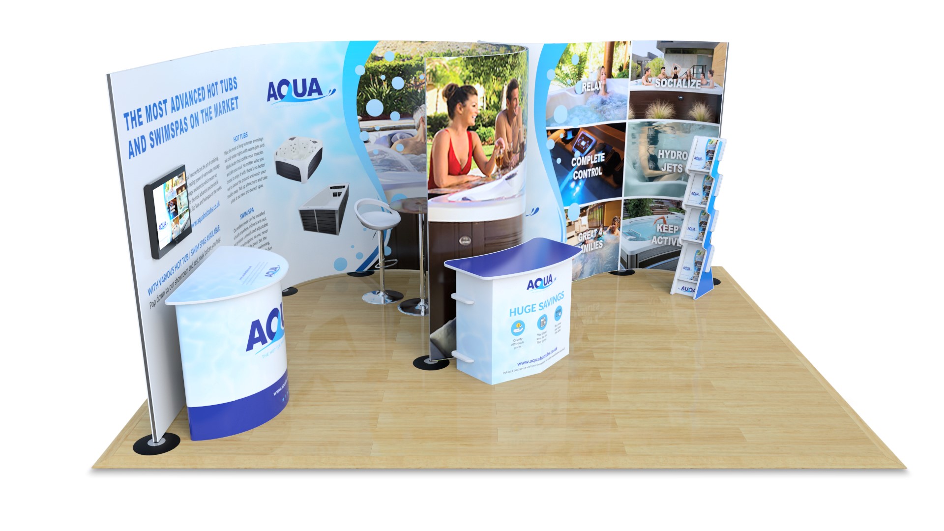 Flexible exhibition stand design