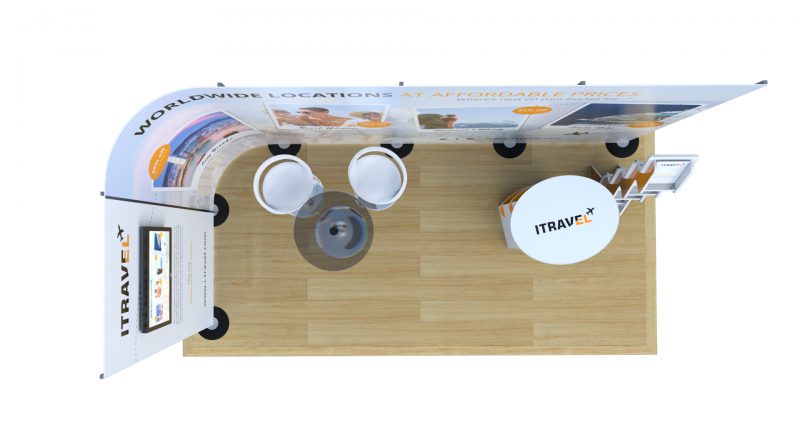 Flexible streamline exhibition displays