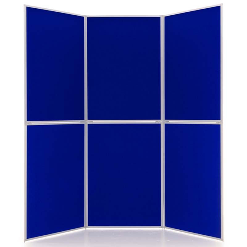 Event 6 Panel Display Boards in Electric Blue