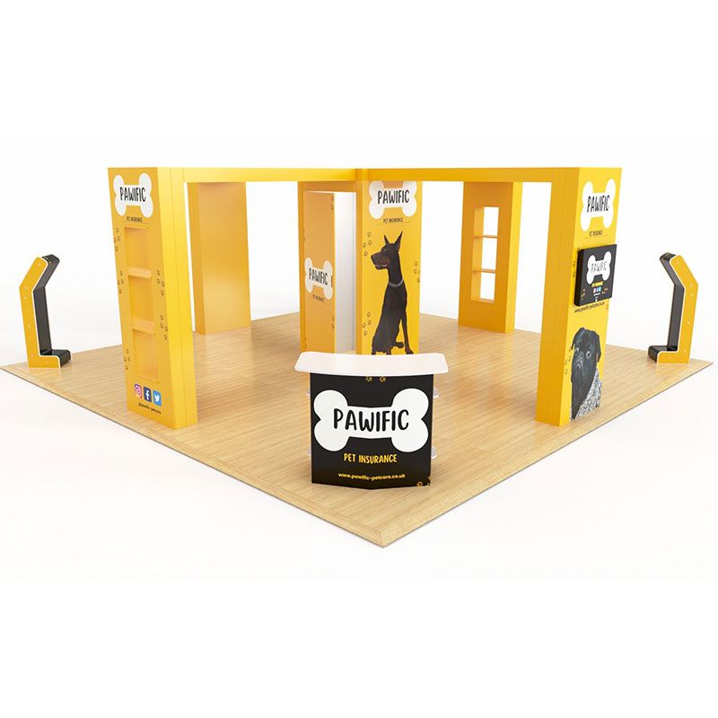 6m x 6m Modulink Exhibition Stand