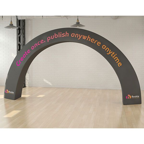 Tex-flex gate fabric exhibition arch. 