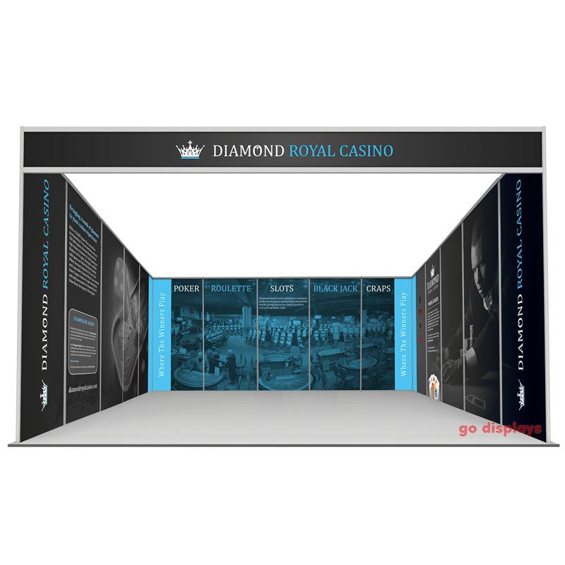 3 sided shell scheme panels for 5m x 5m stand