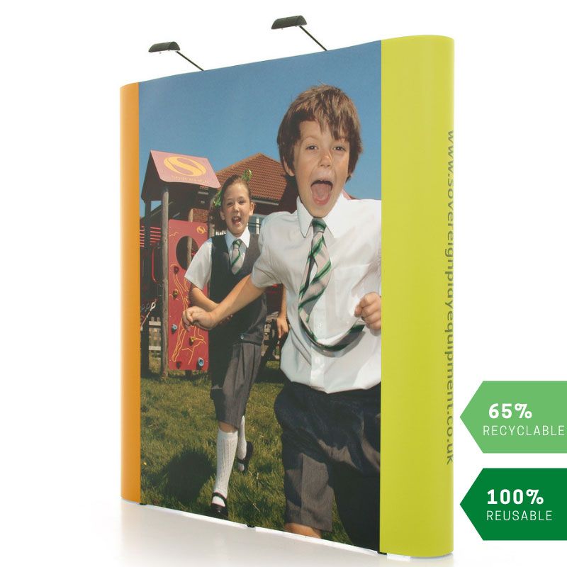 3x2 Straight Pop up display Stand