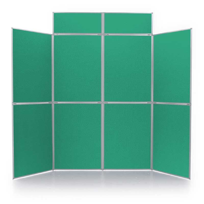Event+ 8 Panel Display Board in Teal with header panels