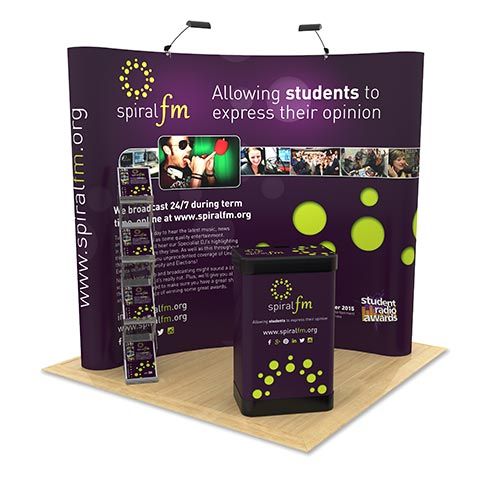 Exhibition Stand bundle suitable for a 2m x 2m stand space