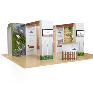 4m x 6m Cupboard Modulink Exhibition Stand