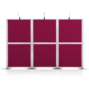 Loop nylon display boards with display board lights 