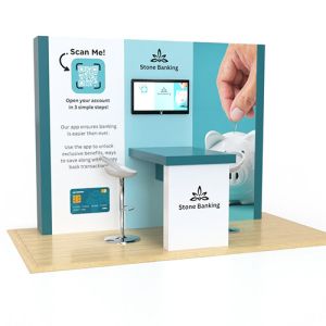 2m x 3m Modulink Wall Exhibition Stand