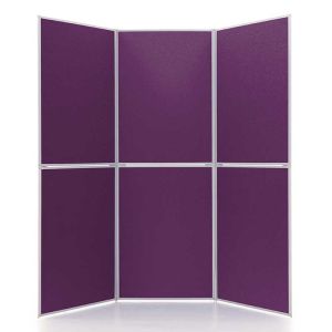 Event+ 6 Panel Display Board in Plush Parlour