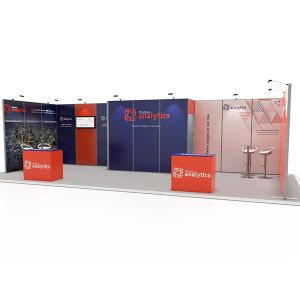 Exhibit Modular Exhibition Stand 4m x 9m U Shape