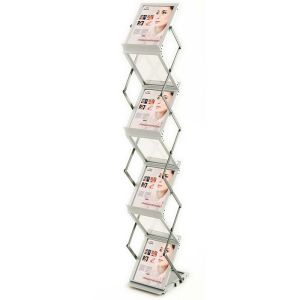 Aluminium A4 literature stand