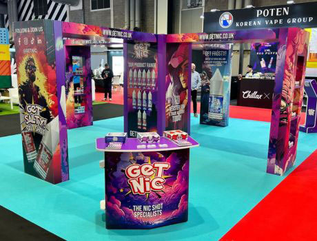 Exhibition stands design for space only exhibition spaces, Pull Up Banners manufactured by Go Displays